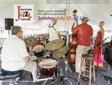 Tablet Screenshot of michiganjazzfestival.org